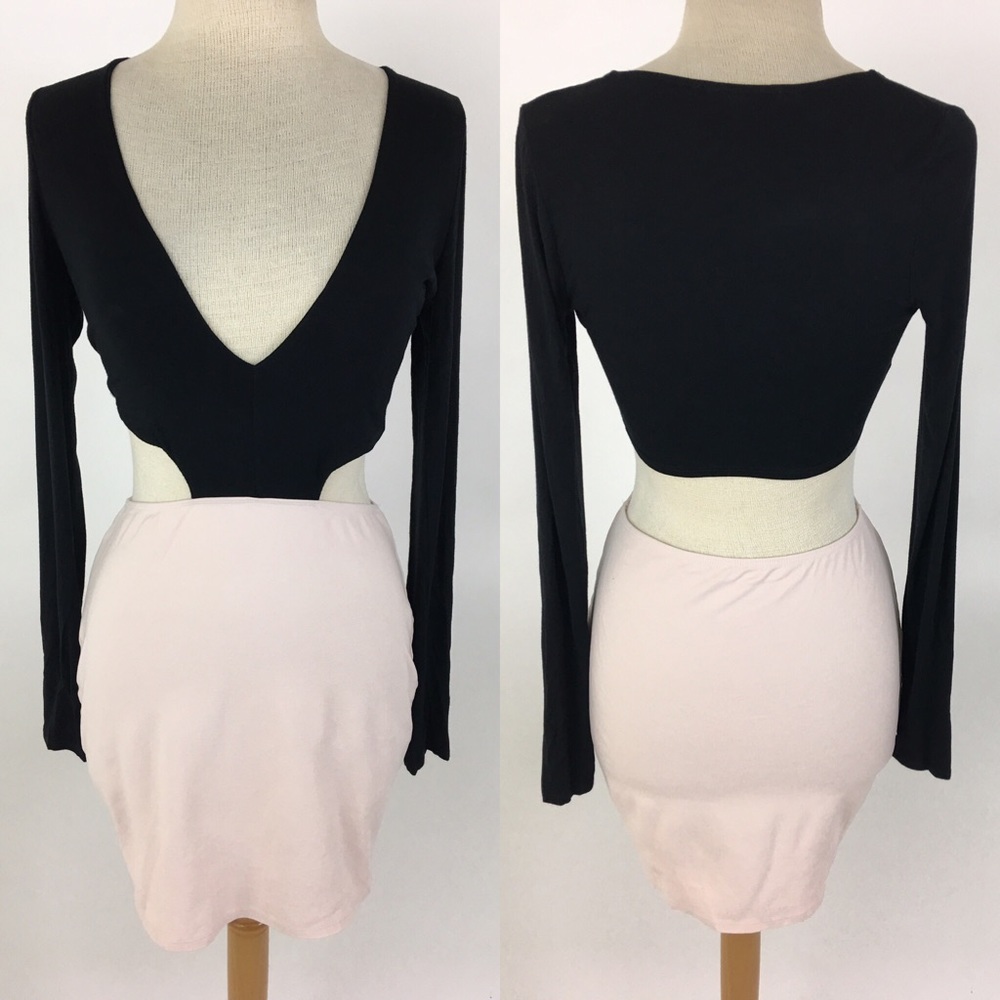 Nasty Gal cutout mini dress (runs small)